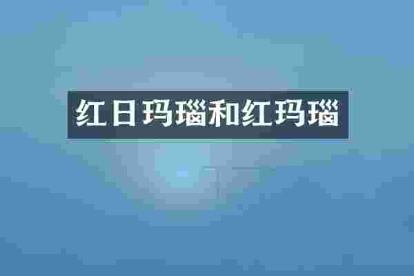 红日玛瑙和红玛瑙