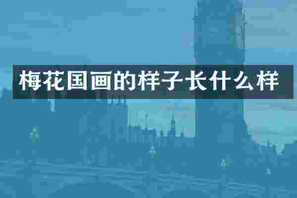 梅花国画的样子长什么样