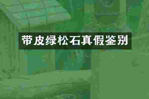 带皮绿松石真假鉴别