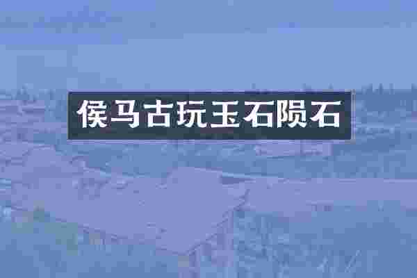 侯马古玩玉石陨石