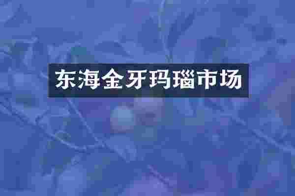 东海金牙玛瑙市场