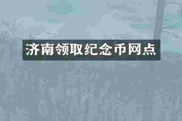 济南领取纪念币网点