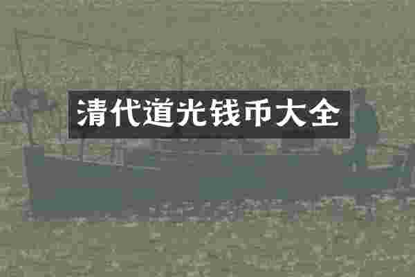 清代道光钱币大全
