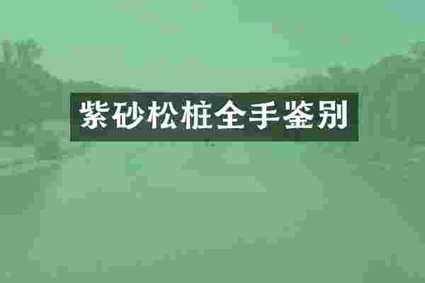 紫砂松桩全手鉴别