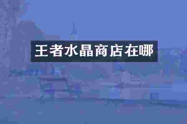 王者水晶商店在哪