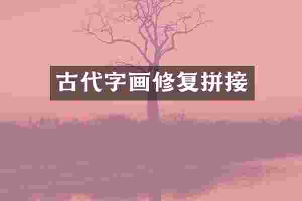 古代字画修复拼接