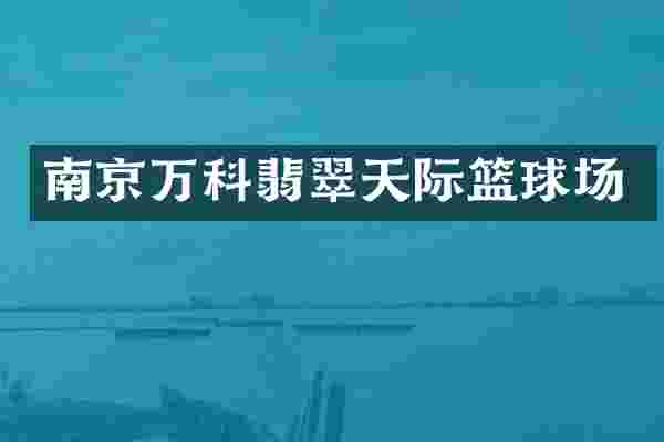 南京万科翡翠天际篮球场