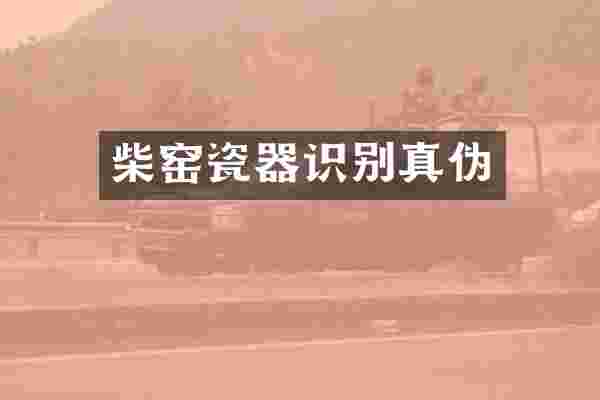 柴窑瓷器识别真伪