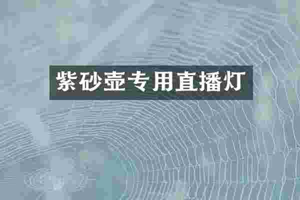 紫砂壶专用直播灯
