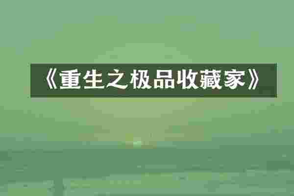 《重生之极品收藏家》