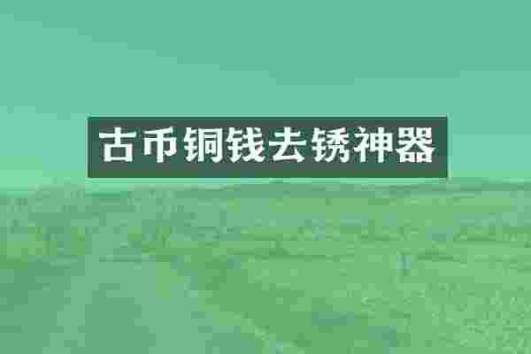 古币铜钱去锈神器