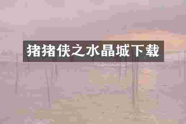 猪猪侠之水晶城下载