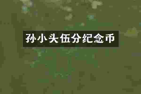 孙小头伍分纪念币