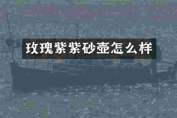 玫瑰紫紫砂壶怎么样