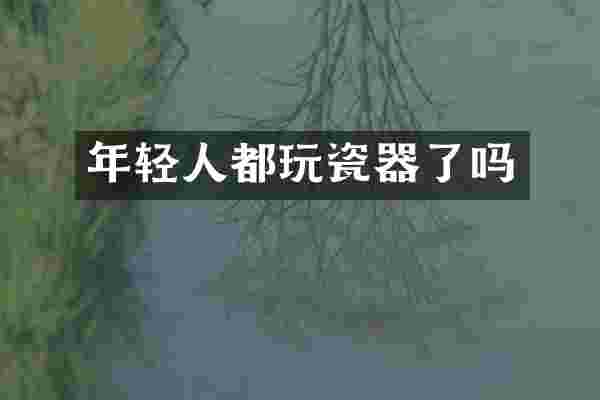 年轻人都玩瓷器了吗