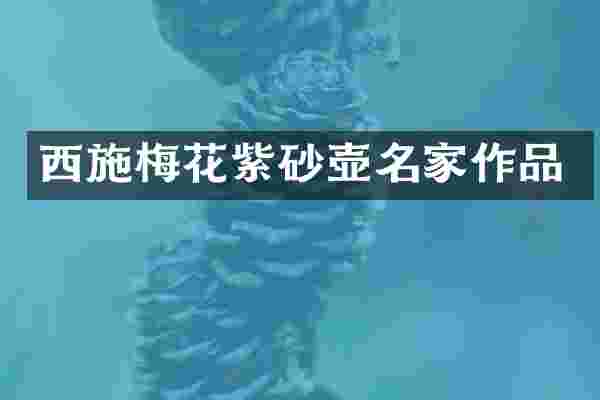 西施梅花紫砂壶名家作品