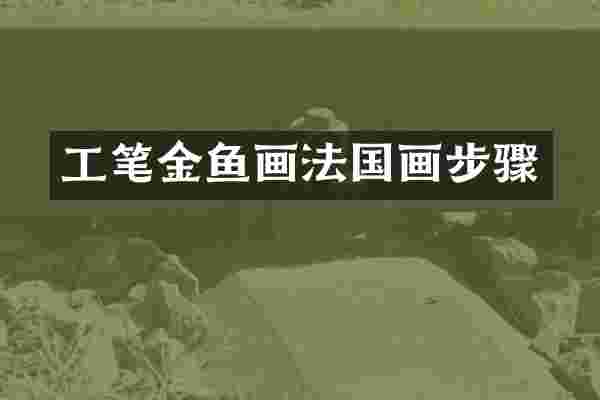 工笔金鱼画法国画步骤