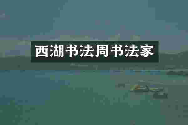 西湖书法周书法家