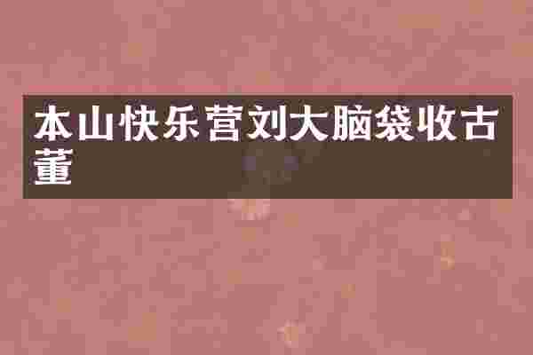 本山快乐营刘大脑袋收古董