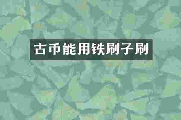 古币能用铁刷子刷