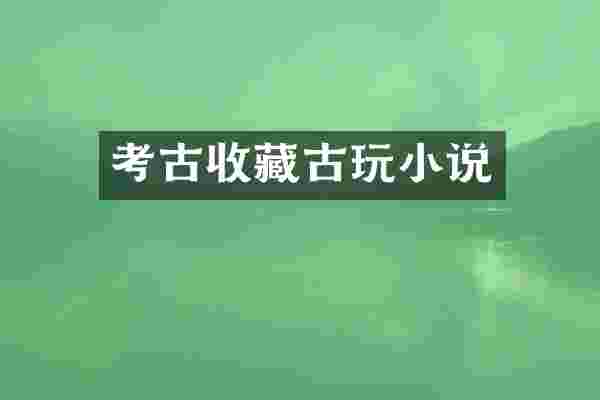 考古收藏古玩小说