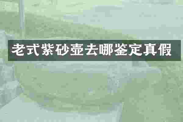 老式紫砂壶去哪鉴定真假