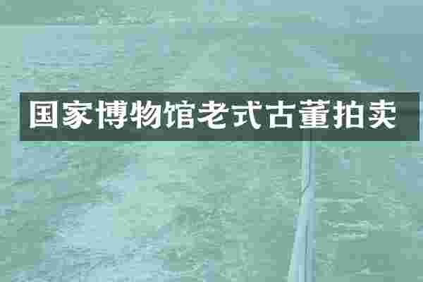 国家博物馆老式古董拍卖