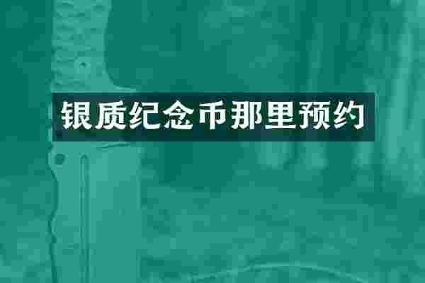 银质纪念币那里预约