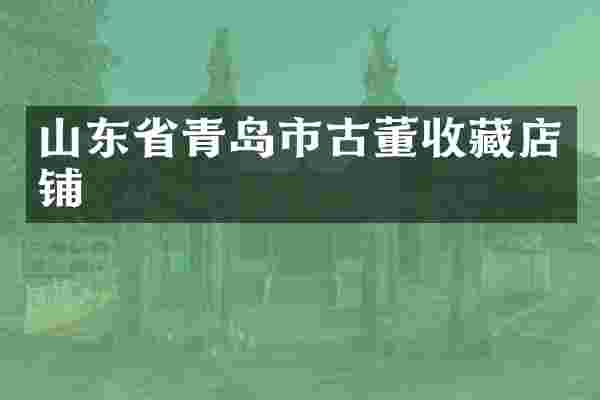 山东省青岛市古董收藏店铺