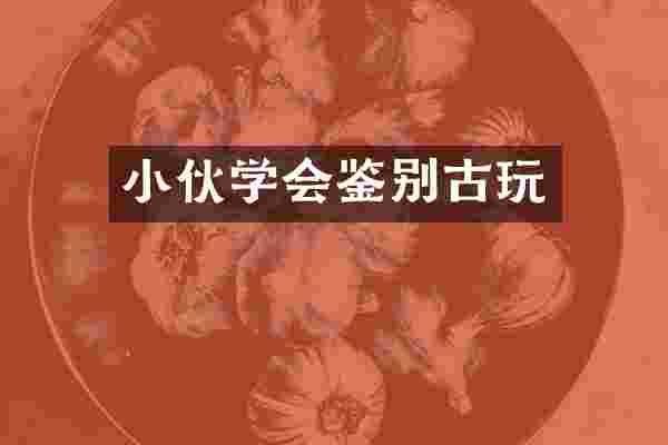 小伙学会鉴别古玩