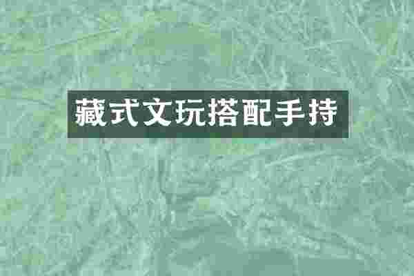 藏式文玩搭配手持