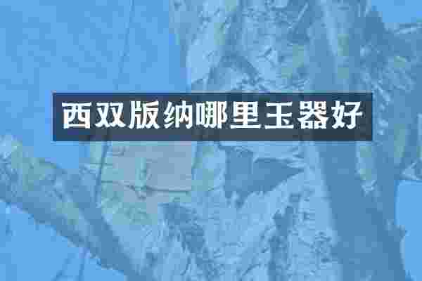 西双版纳哪里玉器好