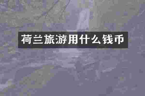 荷兰旅游用什么钱币