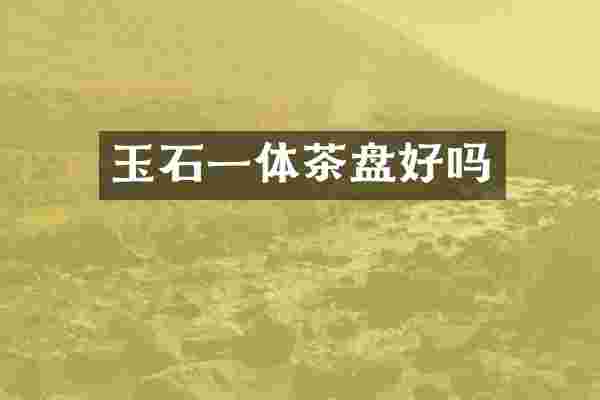 玉石一体茶盘好吗