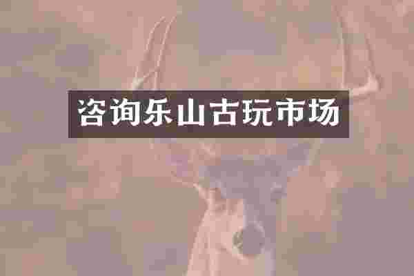 咨询乐山古玩市场