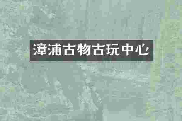 漳浦古物古玩中心