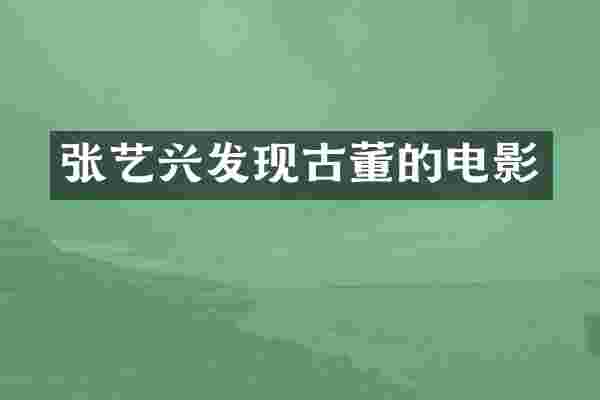 张艺兴发现古董的电影
