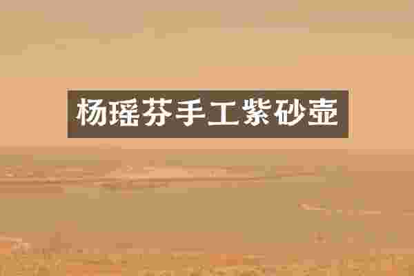 杨瑶芬手工紫砂壶