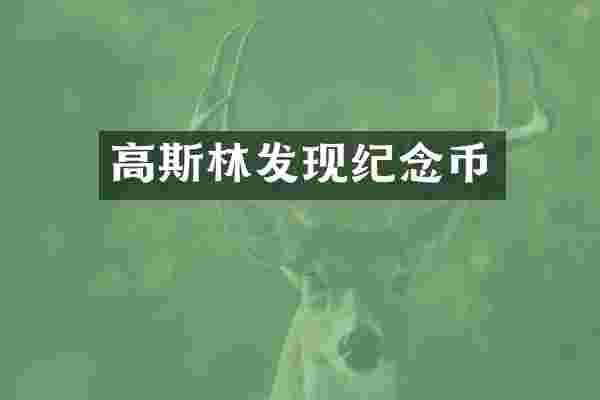 高斯林发现纪念币
