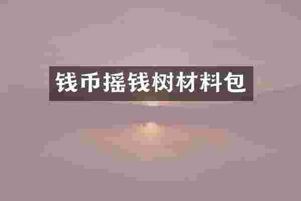 钱币摇钱树材料包