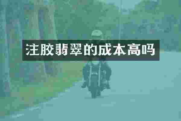 注胶翡翠的成本高吗