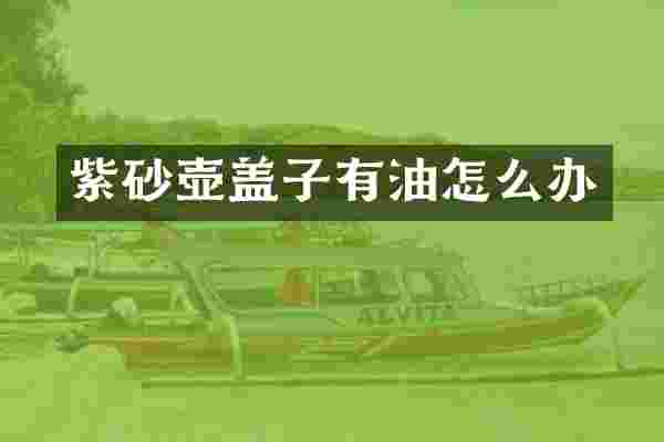 紫砂壶盖子有油怎么办