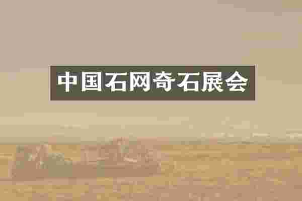 中国石网奇石展会
