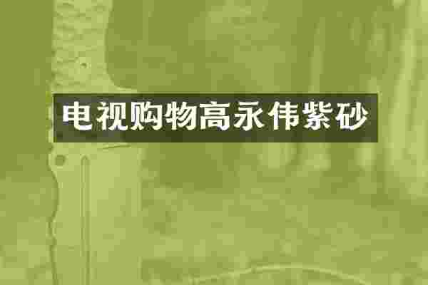 电视购物高永伟紫砂