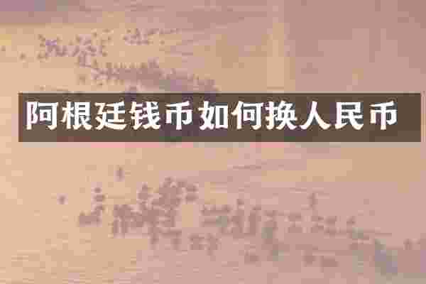阿根廷钱币如何换人民币