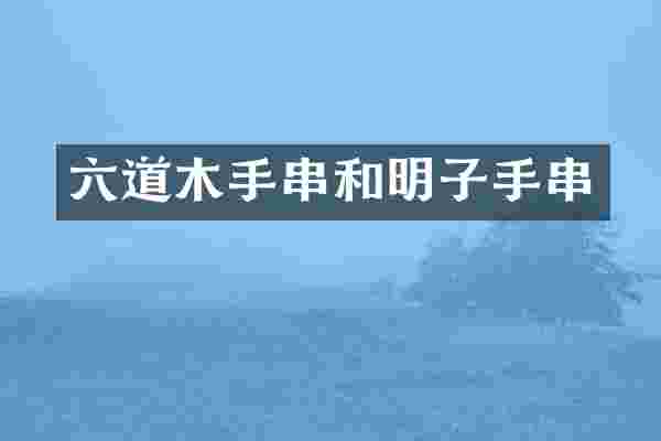 六道木手串和明子手串