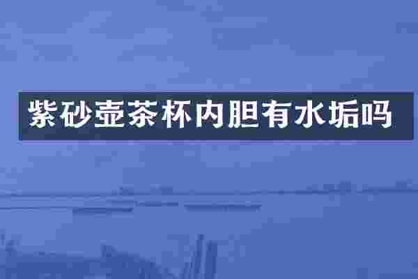 紫砂壶茶杯内胆有水垢吗