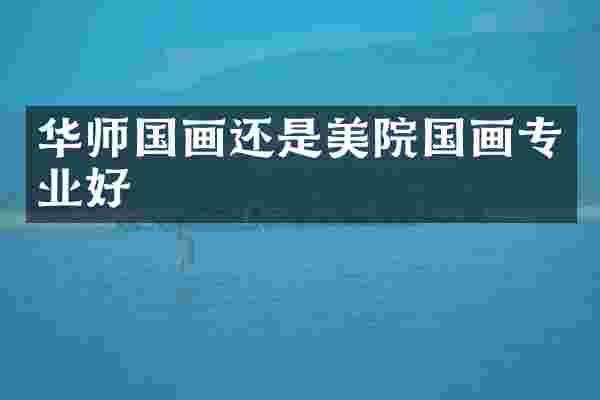 华师国画还是美院国画专业好