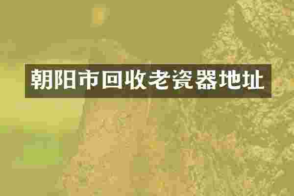 朝阳市回收老瓷器地址