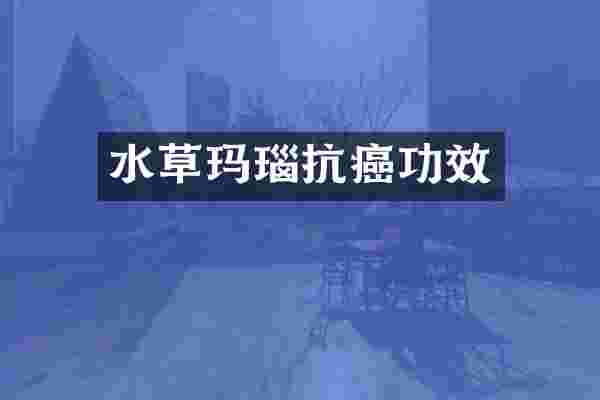 水草玛瑙抗癌功效